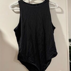 Black Sleeveless Women's bodysuit